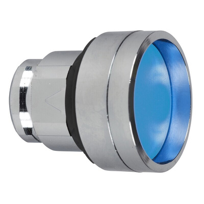 Schneider Electric Harmony XB4 Series Blue Spring Return Push Button, 22mm Cutout, IP66, IP67, IP69(IP69K)