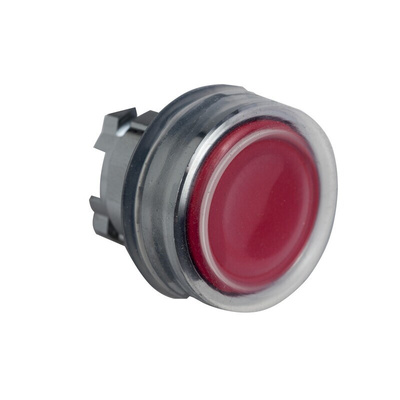 Schneider Electric Harmony XB4 Series Red Spring Return Push Button Head, 22mm Cutout, IP66, IP67