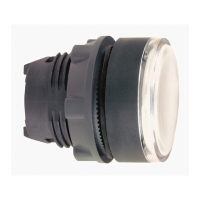 Schneider Electric Harmony XB5 Series White Illuminated Push Button Head, 22mm Cutout