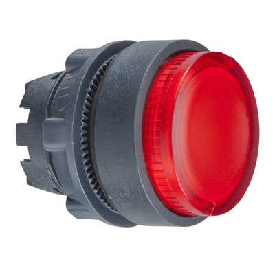 Schneider Electric Harmony XB5 Series Red Illuminated Spring Return Push Button Head, 22mm Cutout, IP66, IP69