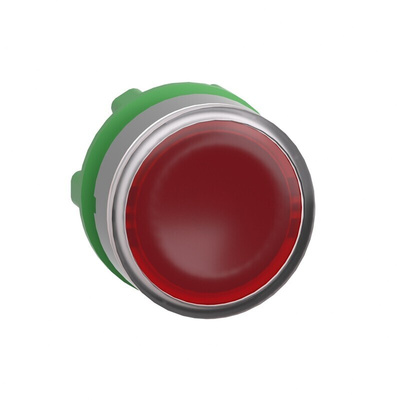 Schneider Electric Harmony XB5 Series Red Illuminated Spring Return Push Button Head, 22mm Cutout, IP66, IP67