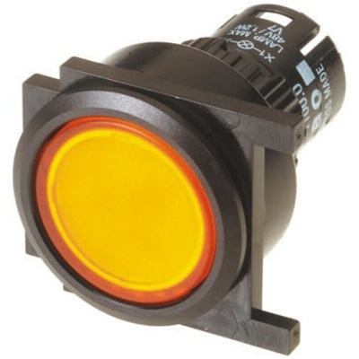 EAO Yellow Momentary Push Button Head, IP65