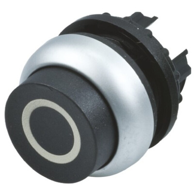 Eaton M22 Series Black Maintained Push Button Head, 22mm Cutout, IP69K