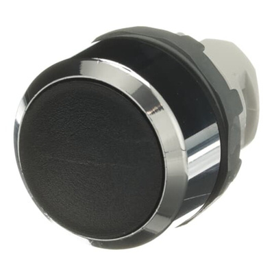 ABB Modular Series Black Momentary Push Button Head, 22mm Cutout, IP66