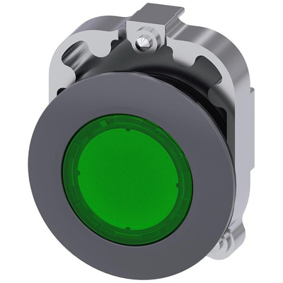 Siemens SIRIUS ACT Series Green Momentary Push Button, 30mm Cutout, IP66, IP67, IP69K