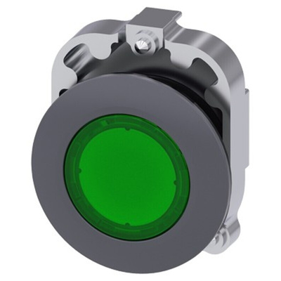 Siemens SIRIUS ACT Series Green Momentary Push Button, 30mm Cutout, IP66, IP67, IP69K