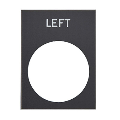 Schneider Electric Marked Legend for Use with XACA Pendant Control Station, Left