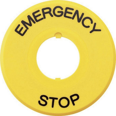 Idec Legend Plate, Emergency Stop