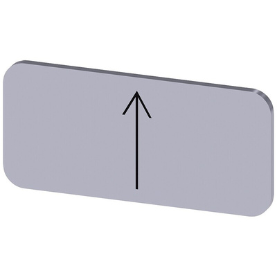 Siemens Labeling plate, Up Arrow