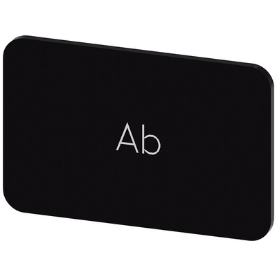 Siemens Labeling plate, Ab