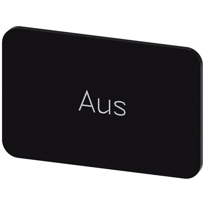 Siemens Labeling plate, Aus