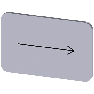 Siemens Labeling plate, Right Arrow