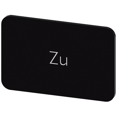 Siemens Labeling plate, Zu