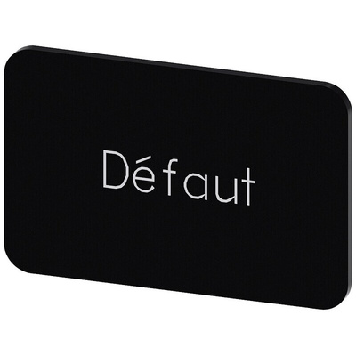 Siemens Labeling plate, Défaut