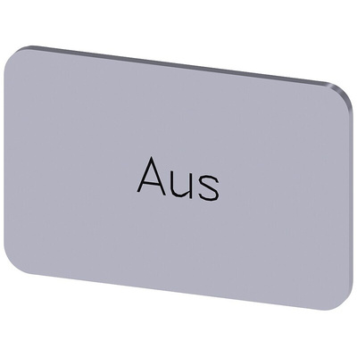 Siemens Labeling plate, Aus