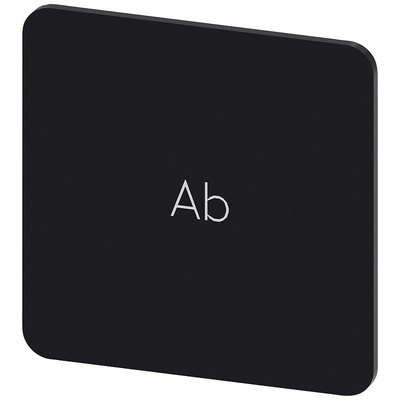 Siemens Labeling plate, Ab