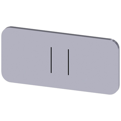 Siemens Labeling plate, II