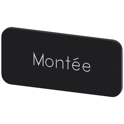 Siemens Labeling plate, Montée