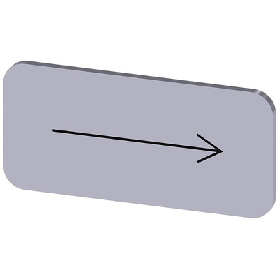 Siemens Labeling plate, Right Arrow