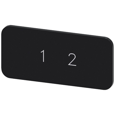 Siemens Labeling plate, 1 - 2
