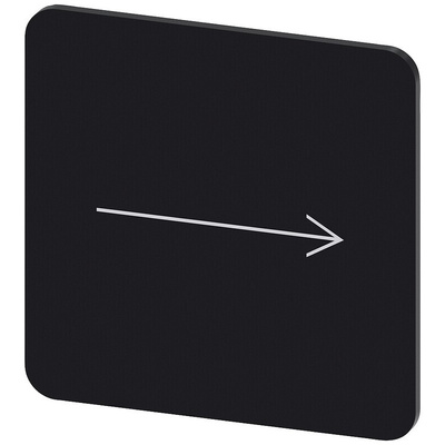 Siemens Labeling plate, Right Arrow
