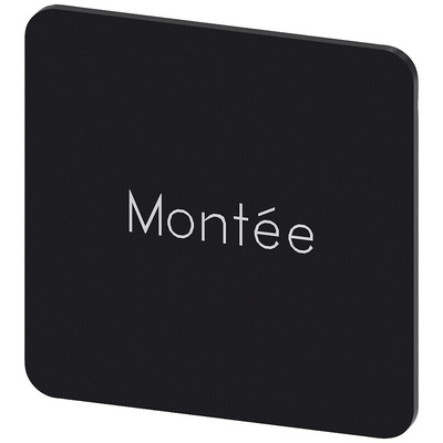 Siemens Labeling plate, Montée