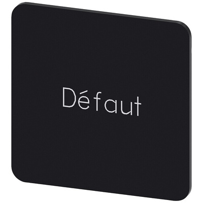 Siemens Labeling plate, Défaut