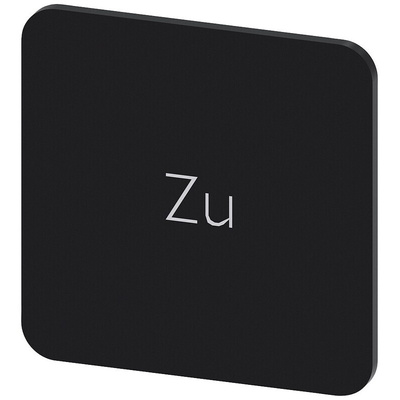 Siemens Labeling plate, Zu