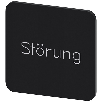 Siemens Labeling plate, Störung
