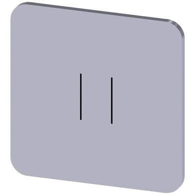Siemens Labeling plate, II