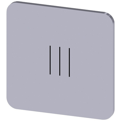 Siemens Labeling plate, III
