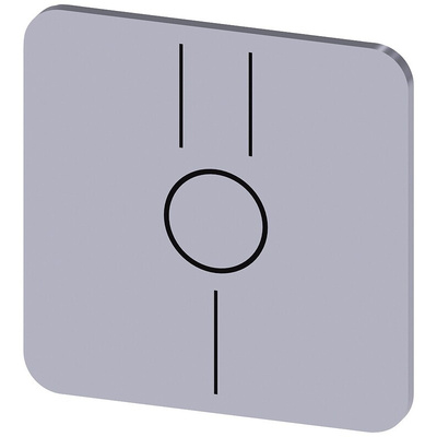 Siemens Labeling plate, I - O - II