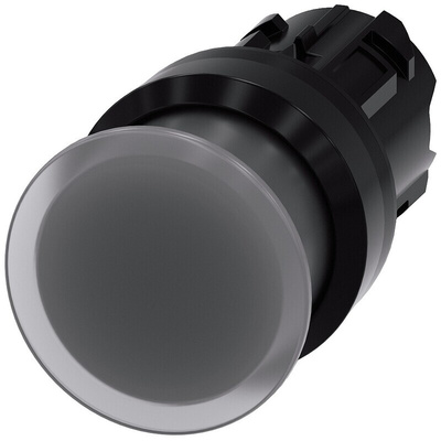 Siemens SIRIUS ACT Series Clear Momentary Push Button Head, 22mm Cutout, IP66, IP67, IP69K
