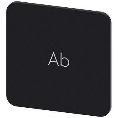 Siemens Labeling plate, Ab