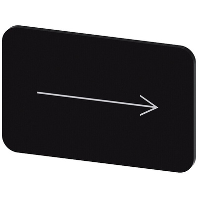 Siemens Labeling plate, Right Arrow