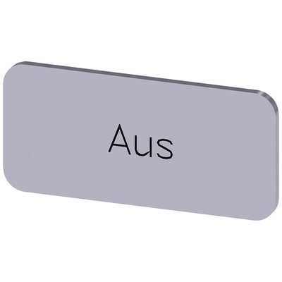 Siemens Labeling plate, Aus