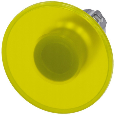 Siemens SIRIUS ACT Series Yellow Momentary Push Button Head, 22mm Cutout, IP66, IP67, IP69K