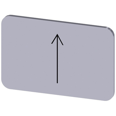 Siemens Labeling plate, Up Arrow