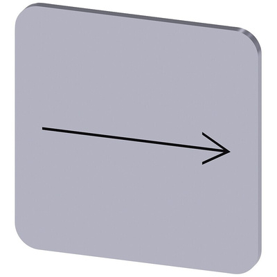 Siemens Labeling plate, Right Arrow