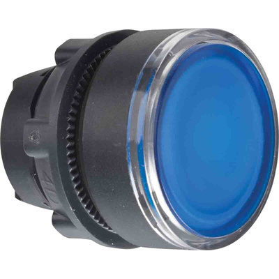 Schneider Electric ZB5 Series Blue Spring Return Push Button Head, 22mm Cutout, IP66, IP67, IP69K