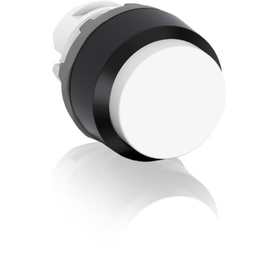ABB MP3 Series White Momentary Push Button Head, 22.5mm Cutout