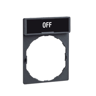Schneider Electric Legend Holder for Use with Harmony XB4, Harmony XB5 Range, Off
