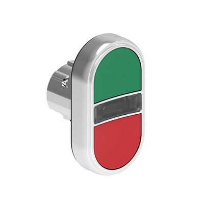 Lovato LPSBL71 Series Green, Red Momentary Push Button, 22mm Cutout