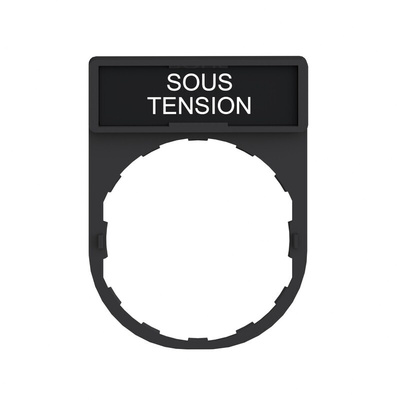 Schneider Electric Legend Holder for Use with XB4 Series, Sous Tension