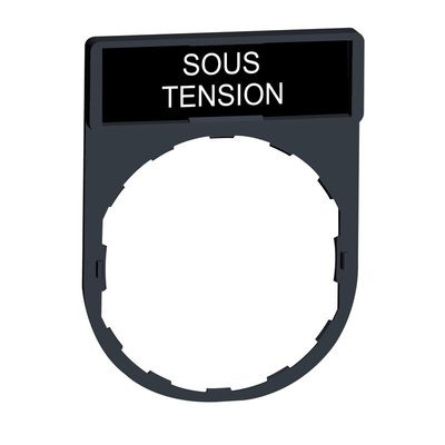 Schneider Electric Legend Holder for Use with XB4 Series, Sous Tension