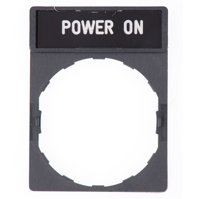 Schneider Electric Legend & Legend Holder Kit for Use with XALD / XALE / XALK / XB4 / XB5 / XB7 Series, Power On