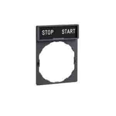 Schneider Electric Legend & Legend Holder Kit for Use with XALD Series, XALK Series, XB4 Series, XB5 Series, Stop -