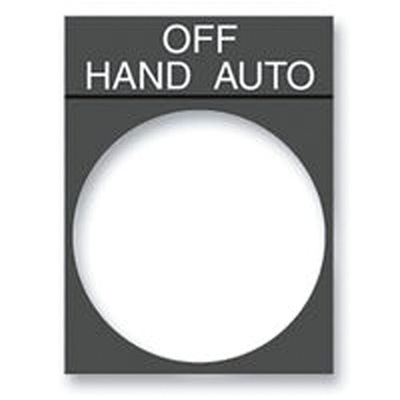 Schneider Electric Legend Holder for Use with Harmony XB4 Series, Harmony XB5 Series, Hand - Off - Auto