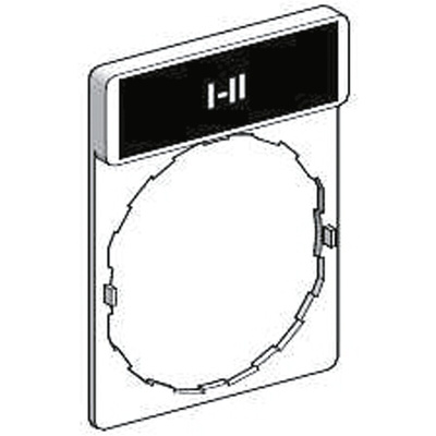 Schneider Electric Legend Holder for Use with XB4/XB5/XB7 Push Buttons