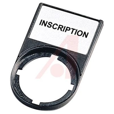 Eaton Legend Plate for Use with 22.5 mm Modular Pushbuttons, Hand - O - Auto